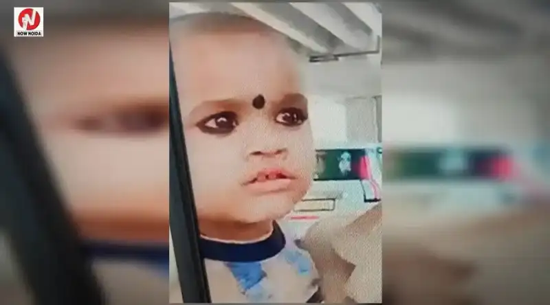 नोएडा में तेज रफ्तार स्कॉर्पियो नें मासूम को कुचला, मौके पर मौत, पुलिस ने स्कॉर्पियो जब्त कर चालक को हिरासत में लिया